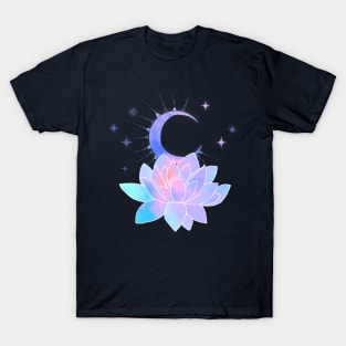 moon lotus flower T-Shirt